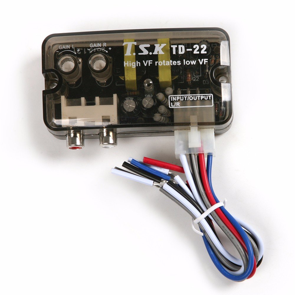 Speaker to RCA adaptor High to Low line out converter factory stereo NEW