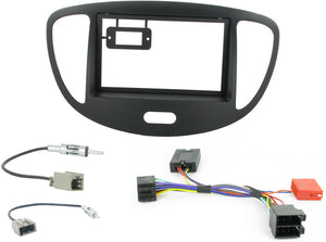 CTKHY01 FULL DOUBLE DIN FITTING KIT FOR  HYUNDAI i10 - 2008> - SAFE'N'SOUND