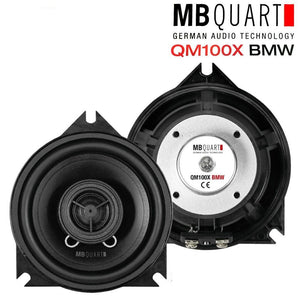 MB Quart QM 100X BMW 4" Perfect Fit Front Door Speakers for BMW Models - SAFE'N'SOUND