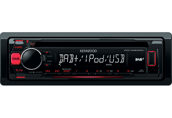 KENWOOD KDC DAB 400U CD-Receiver with DAB+ tuner Built-in - SAFE'N'SOUND