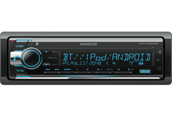 KENWOOD KDC X5200BT CD-Receiver with Built-in Bluetooth - SAFE'N'SOUND