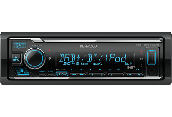 KENWOOD KMM BT505DAB Digital Media Receiver with Bluetooth & DAB+ Tuner Built-in - SAFE'N'SOUND