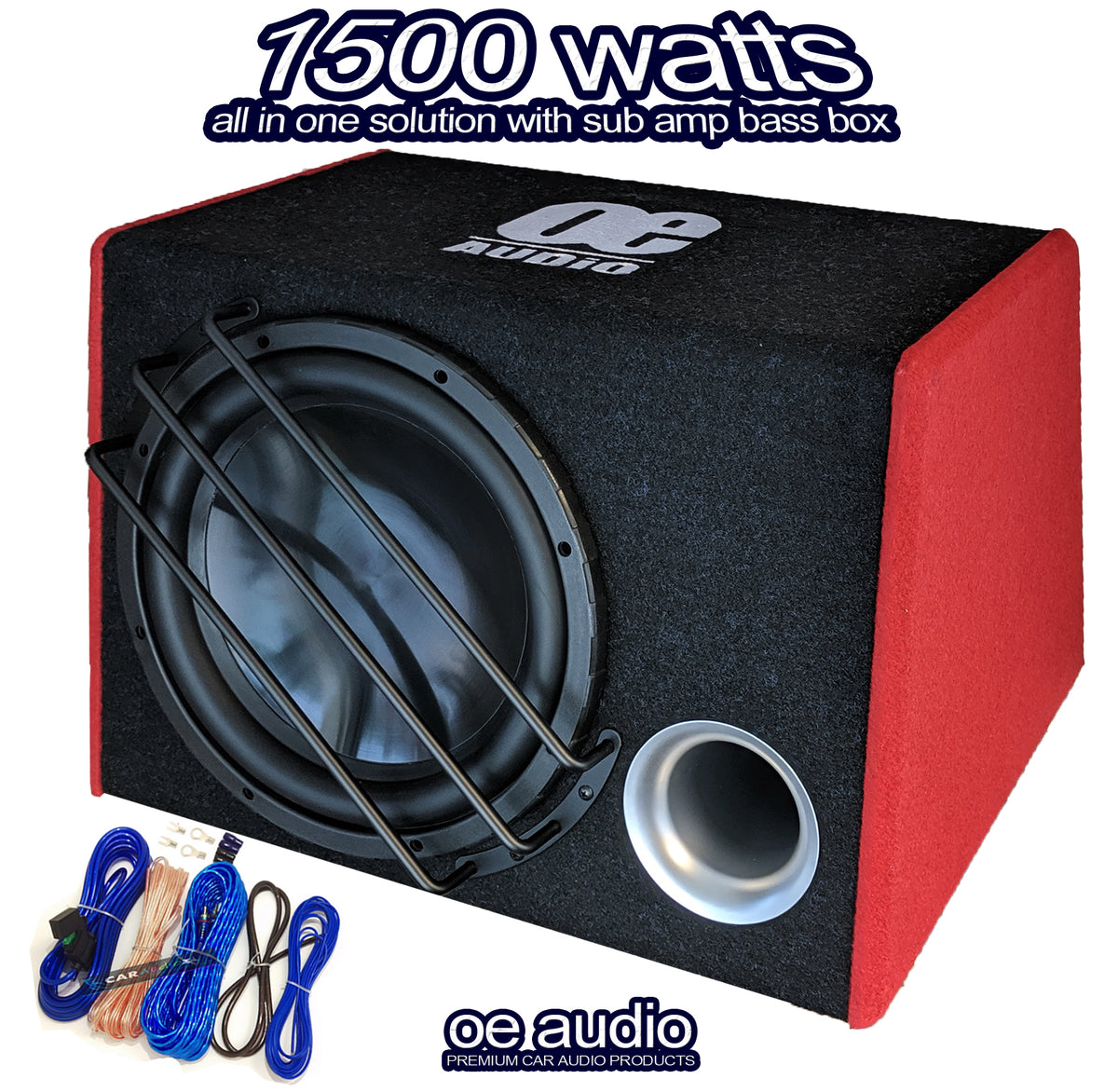 OE Audio OE12BXi High performance subwoofer box 1500 Watt SAFE'N'SOUND