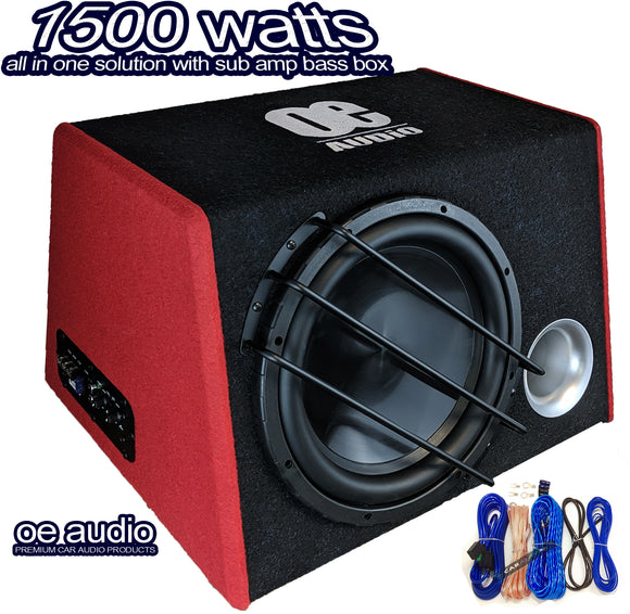 OE Audio OE-12BXi High performance subwoofer box 1500 Watt - SAFE'N'SOUND