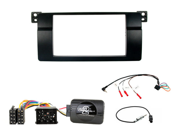 CTKBM03 DOUBLE DIN FITTING KIT  BMW  3 - 1998 - 2005 E46 Non Amplified - SAFE'N'SOUND