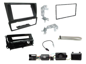 CTKBM13 DOUBLE DIN FULL FITTING KIT FOR BMW  3 SERIES 2005 - 2012  E90/E91/E92/93  (WITH AUTOMATIC AIR CONDITIONING) - SAFE'N'SOUND