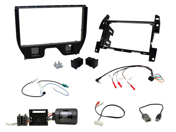 CTKCT03 FULL DOUBLE DIN FITTING KIT FOR CITROEN  DS3 - 2009> C3 - 2009 - 2016 RD4/RD45 QUADLOCK (FAKRA) - SAFE'N'SOUND