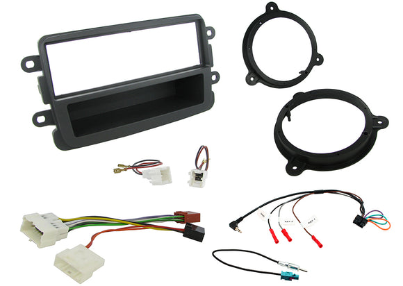 CTKDC02BLK FITTING KIT FOR DACIA with BLACK FACIA  DUSTER - 2012> SANDERO - 2012> - SAFE'N'SOUND