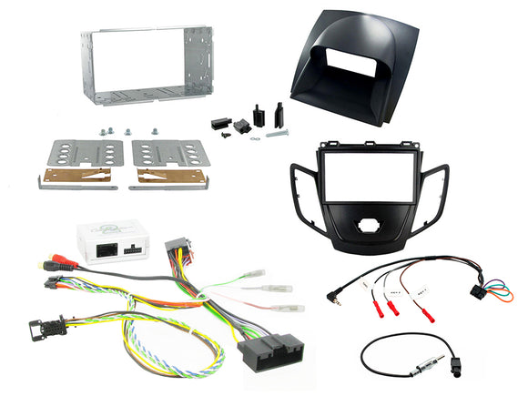 CTKFD16 COMPLETE SILVER DOUBLE DIN FITTING KIT FORD FIESTA - 2012> - SAFE'N'SOUND