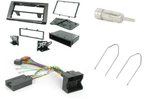 CTKFD23 COMPLETE CHARCOAL GREY DOUBLE DIN FITTING KIT FORD C-MAX - 2005 - 2011 FIESTA - 2005 - 2011 FOCUS - 2005 - 2011 FUSION - 2005- 2011 GALAXY - 2005 - 2011 KUGA - 2005 - 2011 S-MAX - 2005 - 2011 TRANSIT - 2005 - 2011 - SAFE'N'SOUND