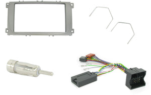 CTKFD25 COMPLETE SILVER DOUBLE DIN FITTING KIT FORD FOCUS MKII - 2007 - 2011 MONDEO - 2007 - 2011 S-MAX - 2007 - 2011 - SAFE'N'SOUND