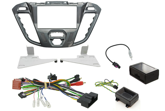 CTKFD43 COMPLETE PEGASUS DOUBLE DIN FITTING KIT FORD TRANSIT CUSTOM 2013> - SAFE'N'SOUND