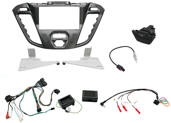 CTKFD43C COMPLETE PEGASUS DOUBLE DIN FITTING KIT FORD TRANSIT CUSTOM - 2012 - 2016 NOT EURO 6 - SAFE'N'SOUND