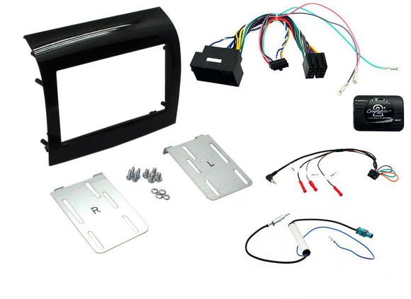 CTKFT14 FULL BLACK DOUBLE DIN FITTING KIT FOR FIAT  DUCATO - 2015> X290 - SAFE'N'SOUND