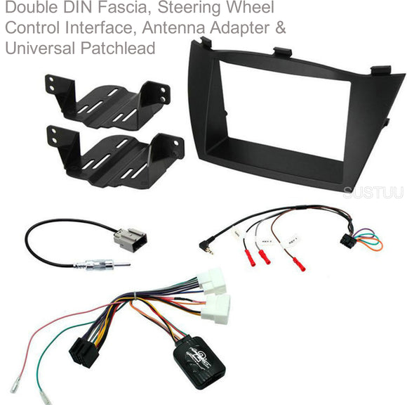 CTKHY18 FULL DOUBLE DIN FITTING KIT FOR  HYUNDAI IX35 - 2014> - SAFE'N'SOUND