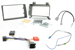 CTKKI03 COMPLETE DARK GREY DOUBLE DIN FITTING KIT KIA Cee&amp;#39;d 2009 -2012 - SAFE'N'SOUND