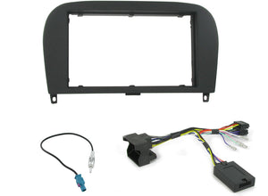 CTKMB08 COMPLETE DOUBLE DIN FITTING KIT MERCEDES SL 2001> R230  Note:R230 model. - SAFE'N'SOUND