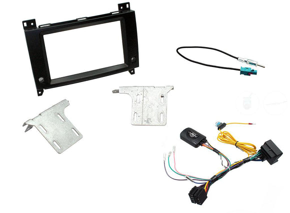 CTKMB17 COMPLETE DOUBLE DIN FITTING KIT MERCEDES  VITO  2015> W447  AUDIO 15  QUADLOCK (FAKRA) - SAFE'N'SOUND