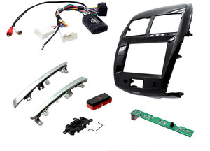 CTKMT10 DOUBLE DIN FITTING KIT FOR MITSUBISHI / CITROEN / PEUGEOT  ASX - 2014> C4 AIRCROSS - 2014> PEUGEOT - 2014>   Description  Mitsubishi ASX&#44; Peugeot 4008&#44; Citroen C4 Aircross Installation Kit. - SAFE'N'SOUND
