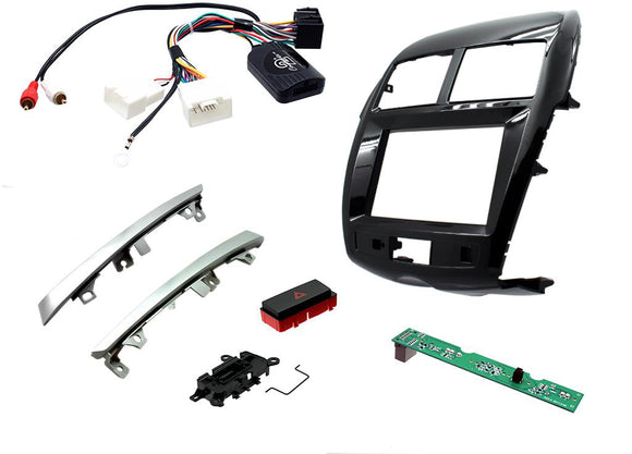 CTKMT10 DOUBLE DIN FITTING KIT FOR MITSUBISHI / CITROEN / PEUGEOT  ASX - 2014> C4 AIRCROSS - 2014> PEUGEOT - 2014>   Description  Mitsubishi ASX, Peugeot 4008, Citroen C4 Aircross Installation Kit. - SAFE'N'SOUND