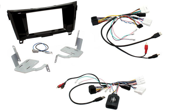 CTKNS04 COMPLETE DOUBLE DIN FITTING KIT NISSAN  QASHQAI 2007 - 2013 - SAFE'N'SOUND