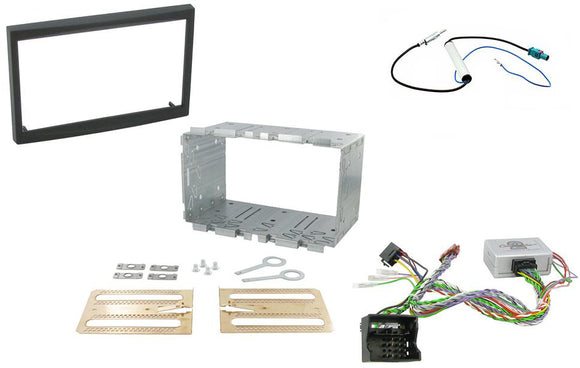 CTKPE04 FULL DOUBLE DIN FITTING KIT FOR  PEUGEOT  207 - 2006 - 2012 307 - 2005 - 2008 - SAFE'N'SOUND