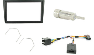 CTKVX06 DOUBLE DIN FITTING KIT VAUXHALL BLACK ASTRA - 2004 CORSA 2000-2006 MERIVA 2003-2007 OMEGA 2000-2004 VECTRA - 2004 ZAFIRA - 2005 - SAFE'N'SOUND