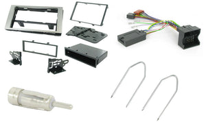 CTKFD22 COMPLETE SILVER DOUBLE DIN FITTING KIT FORD C-MAX - 2005 - 2011 FIESTA - 2005 - 2011 FOCUS - 2005 - 2011 FUSION - 2005- 2011 GALAXY - 2005 - 2011 KUGA - 2005 - 2011 S-MAX - 2005 - 2011 TRANSIT - 2005 - 2011 - SAFE'N'SOUND
