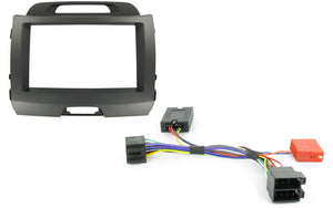 CTKKI02 COMPLETE DARK GREY DOUBLE DIN FITTING KIT KIA SPORTAGE 2010> - SAFE'N'SOUND