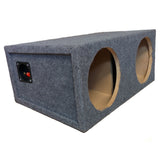 BMW 3 series E46 E93 Convertible 10" sub Twin Ported Vented Bass Box Enclosure - SAFE'N'SOUND
