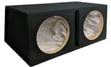 Double Dual 12" Custom Slot Ported box MDF enclosure for 2 x 12" sub Enclosure - SAFE'N'SOUND